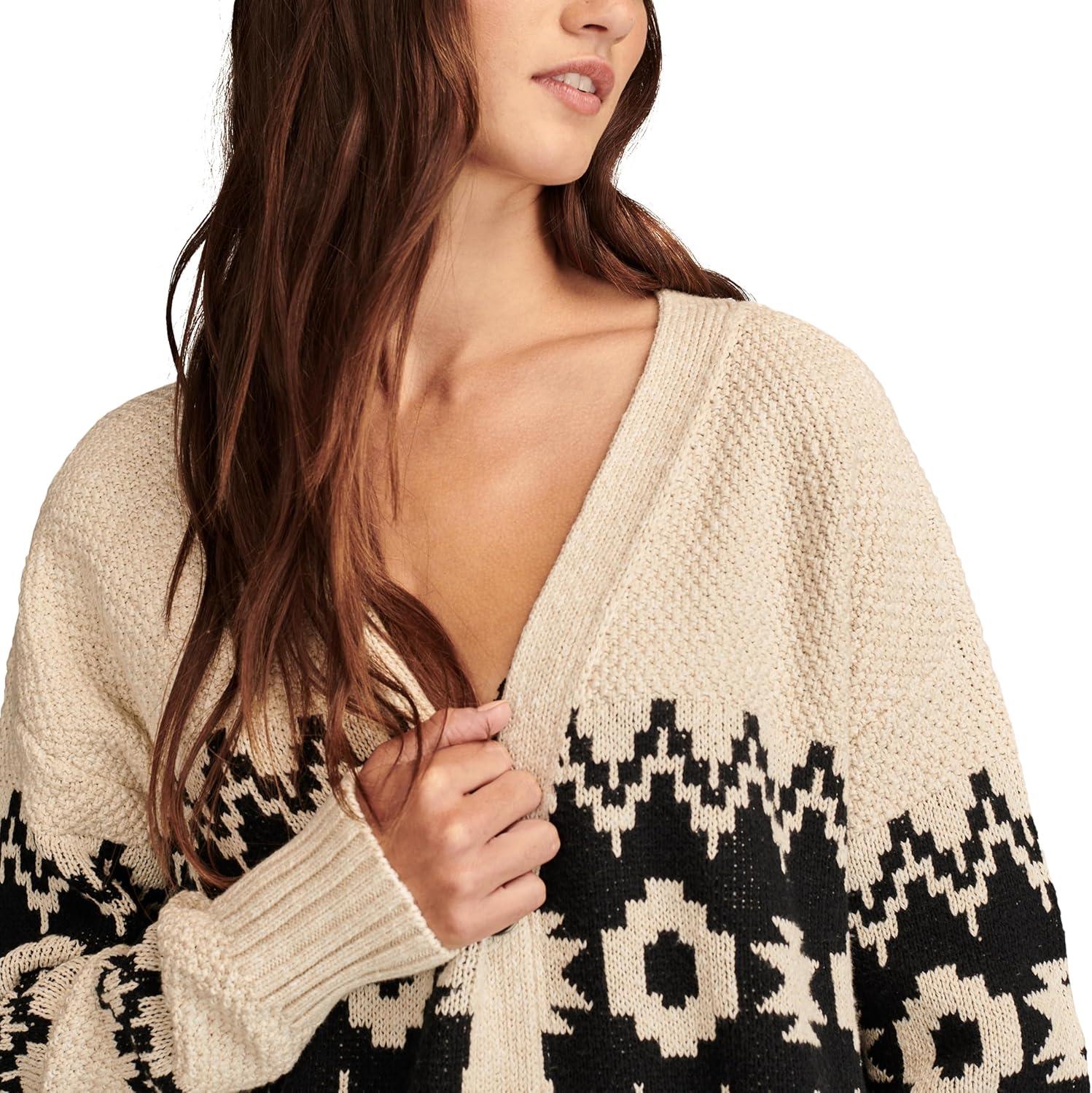 imageLucky Brand Womens Southwest Cacoon CardiNeutral Southwest Print