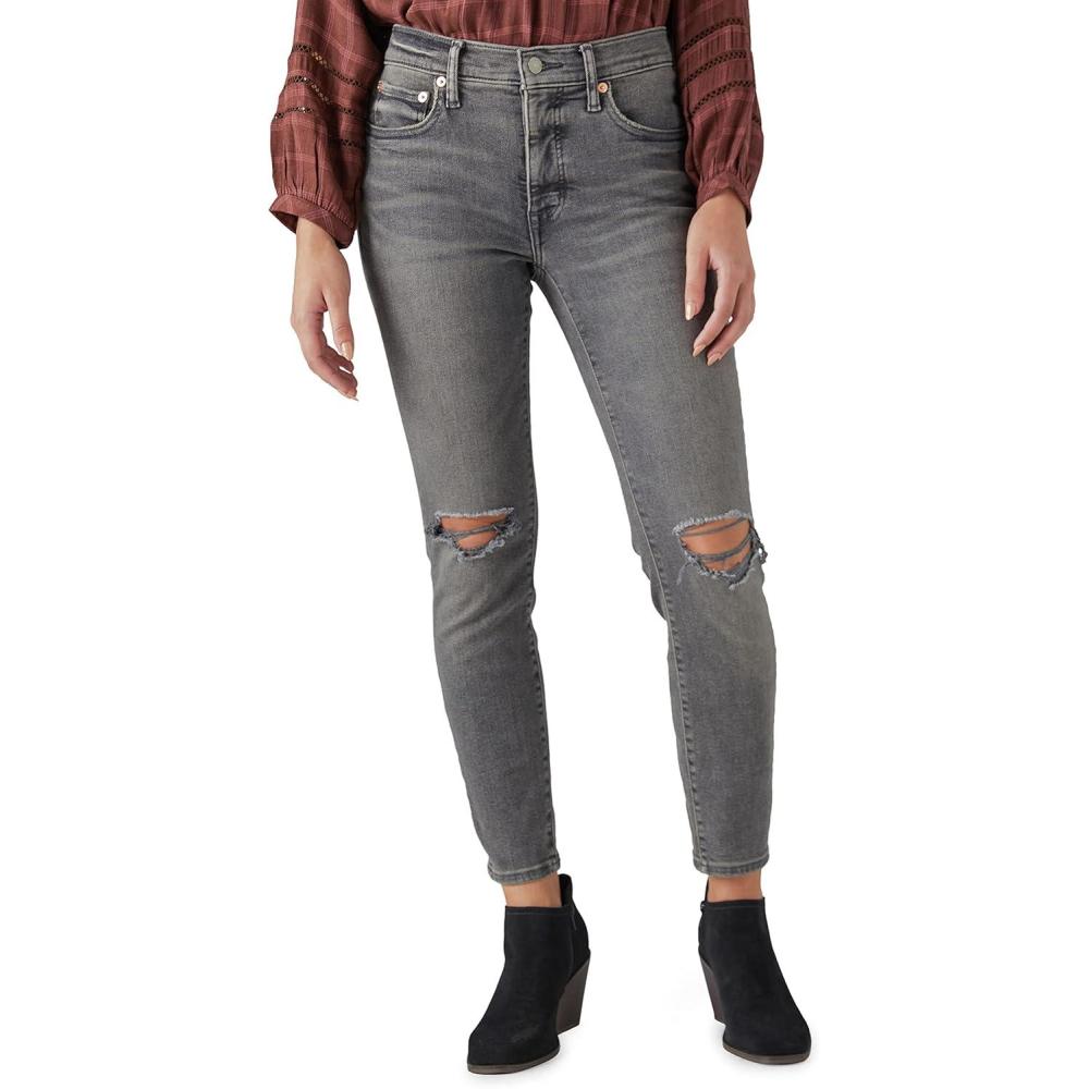 imageLucky Brand Womens Bridgette High Rise Skinny JeanEclipse Dest
