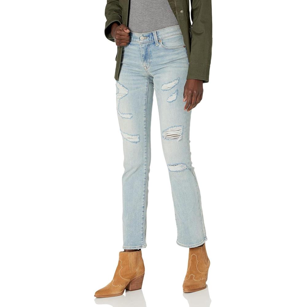 imageLucky Brand Womens Mid Rise Sweet StraightTelescope Sky Dest 30