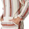 Lucky Brand Men’s Striped Baja Sweater(Natural Multi)