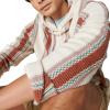 Lucky Brand Men’s Striped Baja Sweater(Natural Multi)
