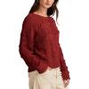 Lucky Brand Women’s Bobble Crew(Cabernet)