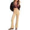 Lucky Brand Women’s High Rise Seamed Corduroy Stevie Flare(Stepstone Wash)