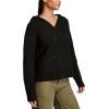 Lucky Brand Women’s Hoodie Sweater(Dark Black)