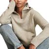 Lucky Brand Women’s Hoodie Sweater(Light Heather Grey)