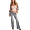 Lucky Brand Women’s Low Rise Flare Jean(Imagined Indigo Wash)