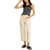 Lucky Brand Women’s Lucky Legend Crop Wide Leg Jeans(Bright White)