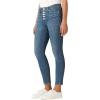 Lucky Brand Women’s Mid Rise Ava Super Skinny Velvet Jean in Dark Moss(Tajamal)
