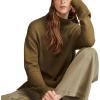 Lucky Brand Women’s Mock Neck Tunic(Olive Night)