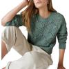 Lucky Brand Women’s Open Stitch Pullover Sweater(Laurel Wreath)