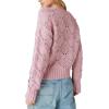 Lucky Brand Women’s Open Stitch Pullover Sweater(Lilas)