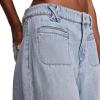 Lucky Brand Women’s Palazzo Wide Leg Jeans(Flip Side Wash)