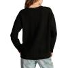 Lucky Brand Women’s Slouchy Pocket Cardi(Dark Black)