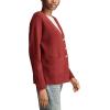 Lucky Brand Women’s Slouchy Pocket Cardi(Maroon Banner)
