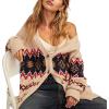 Lucky Brand Women’s Southwest Cacoon Cardi(Neutral Southwest Print)