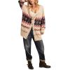 Lucky Brand Women’s Southwest Cacoon Cardi(Neutral Southwest Print)