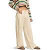 Lucky Brand Women’s Wide Leg Pleated Denim Luxe Palazzo(Spring White Wash)