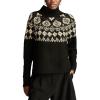 Lucky Brand Women’s Fairisle Turtleneck(Black Combo)