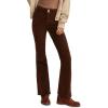 Lucky Brand Women’s High Rise Seamed Corduroy Stevie Flare(Walnut)