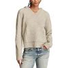 Lucky Brand Women’s Hoodie Sweater(Light Heather Grey)