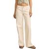 Lucky Brand Women’s Mid Rise Sweet Wide Leg(White Lies Wash1)