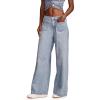 Lucky Brand Women’s Palazzo Wide Leg Jeans(Flip Side Wash)