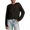 Lucky Brand Women’s Romantic Crew(Dark Black)