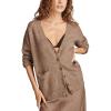 Lucky Brand Women’s Slouchy Pocket Cardi(Bros B2452 Falcon Heather)