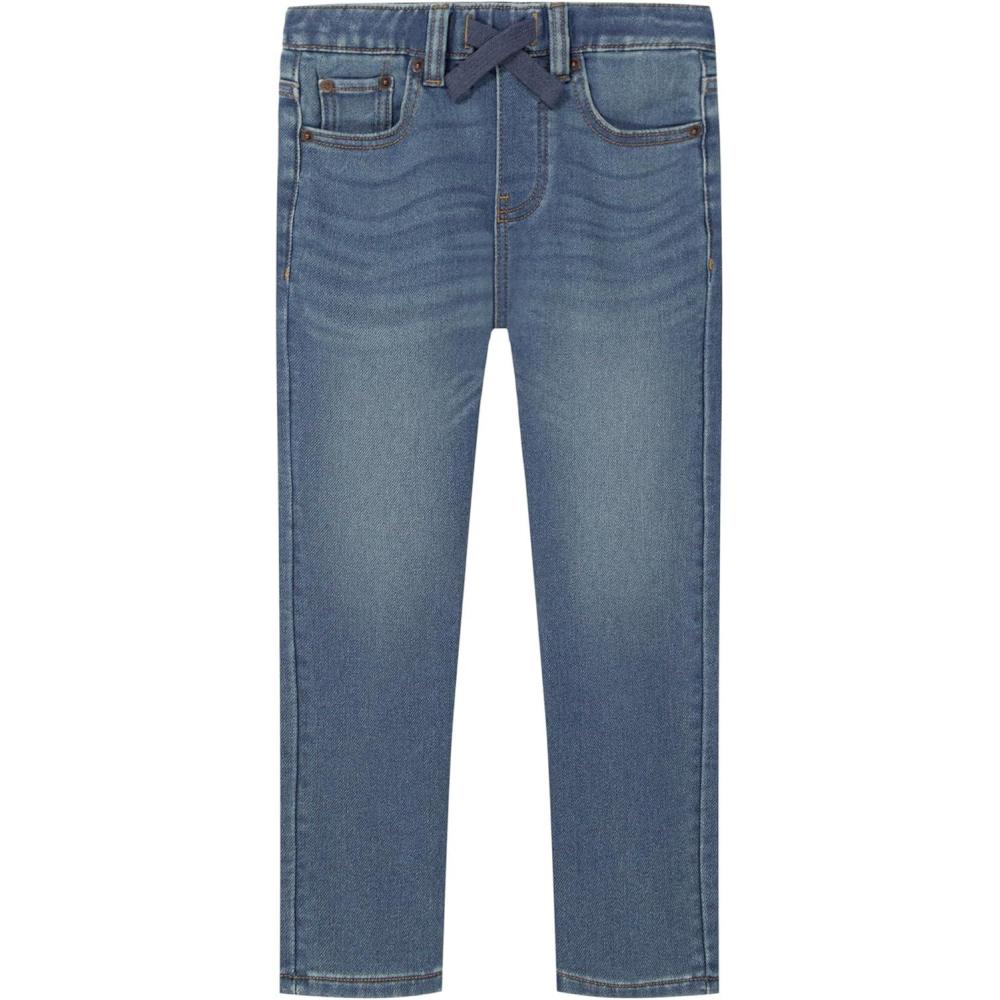 imageLucky Brand Boys Legacy Pullon Stretch Denim Jeans 5Pocket Style ampamp Drawstring ClosureColdwater