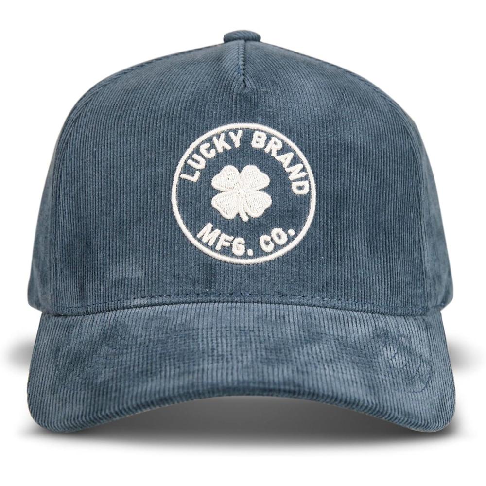 imageLucky Brand Classic Cotton Hat  Adjustable  Dad Hat  Baseball Cap  Golf  Fishing  Low Profile  5 Panel DesignMfg Co Embroidered  Ocean