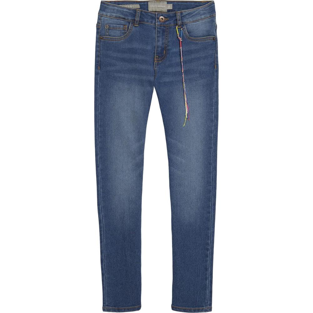 imageLucky Brand Girls Stretch Denim Jeans Skinny Fit Pants with Zipper Closure ampamp 5 PocketsAngela Wash