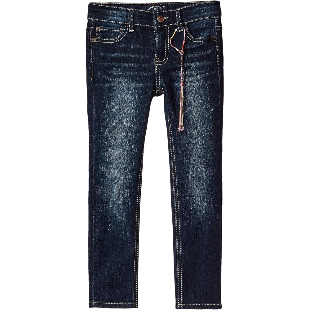 imageLucky Brand Girls Stretch Denim Jeans Skinny Fit Pants with Zipper Closure ampamp 5 PocketsBarrier Wash
