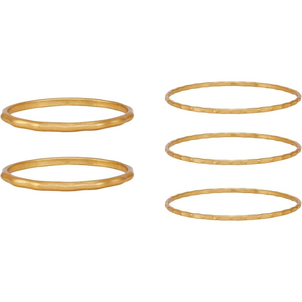 imageLucky Brand Gold Plated 5 Pack Bangles
