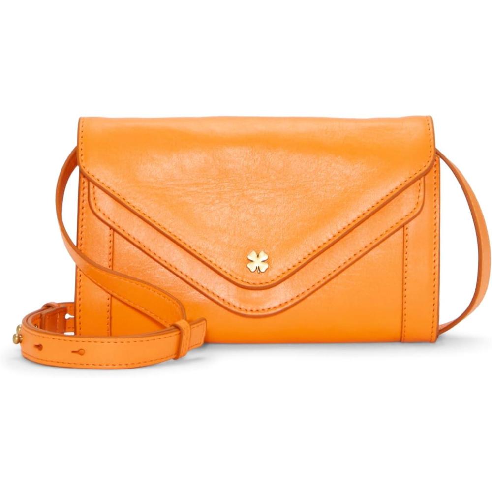 imageLucky Brand Love Leather Crossbody WalletSunset
