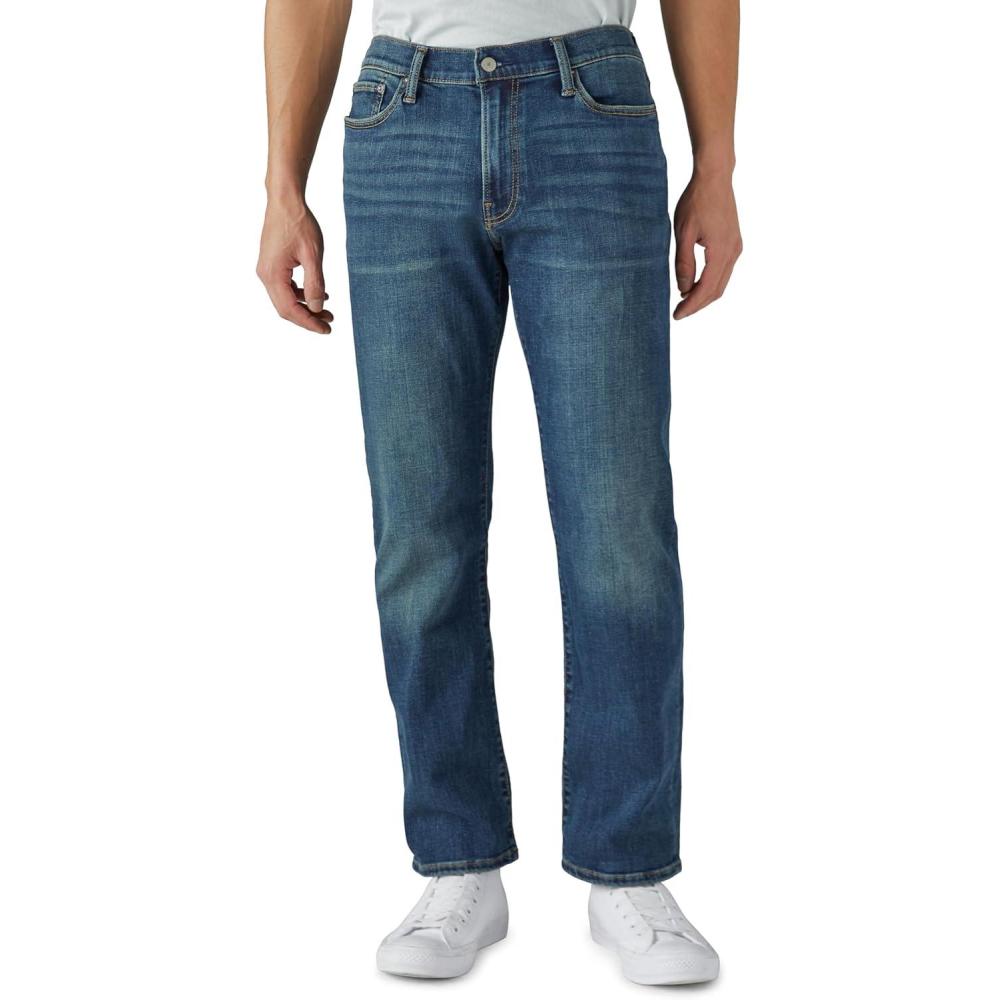 imageLucky Brand Mens 363 Vintage StraightLeg Jean in Marshalls BeachFern Creek