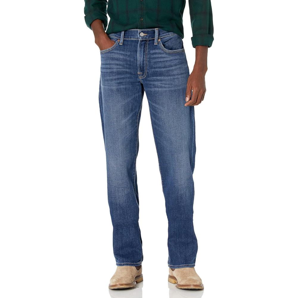 imageLucky Brand Mens 363 Vintage StraightLeg Jean in Marshalls BeachHeron Isle