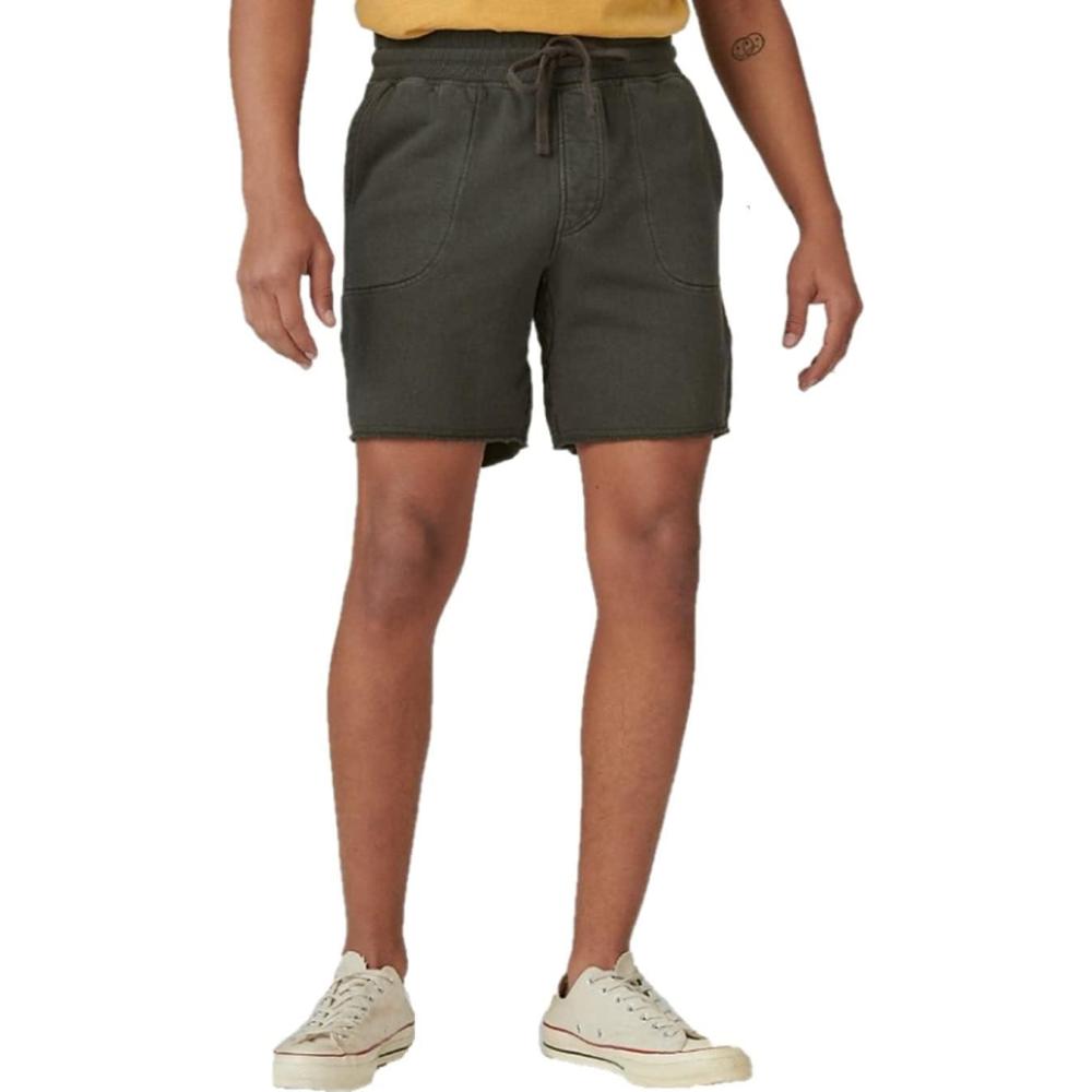 imageLucky Brand Mens Cloud Soft Fleece ShortBlack Onyx