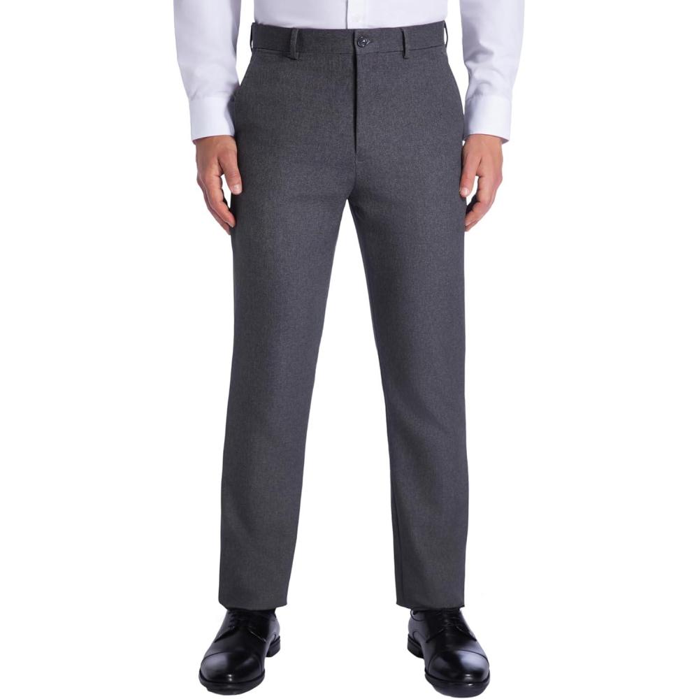 imageLucky Brand Mens Dress PantsStretch PolyesterCharcoal