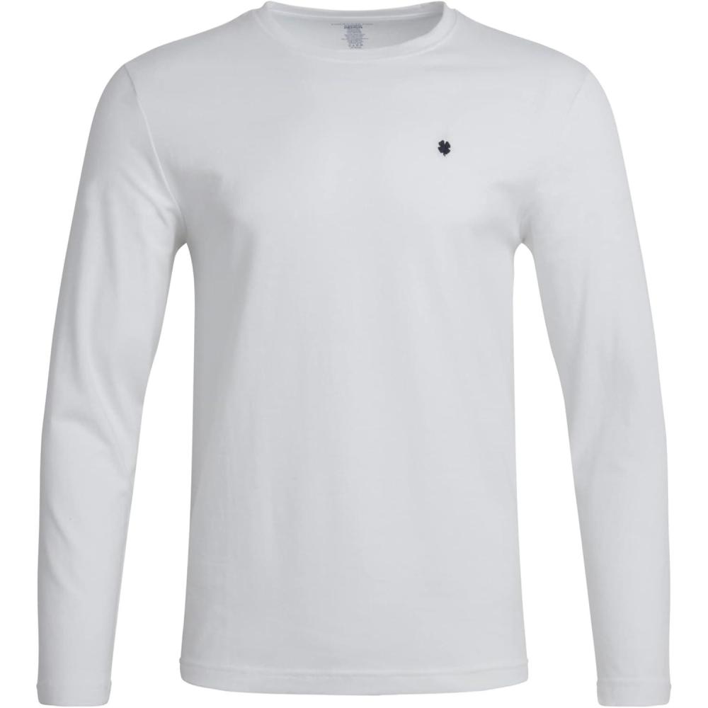 imageLucky Brand Mens Long Sleeve Tee Shirts Soft Crewneck Cotton Tees for Men  Lightweight Mens Shirts for Layering SXLWhite