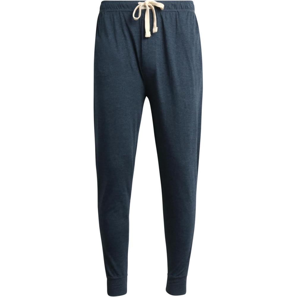 imageLucky Brand Mens Pajama Pants  Breathable Baselayer Bottom Joggers for Men with Side Pocket Casual Mens Lounge Pants SXLIndigo Heather