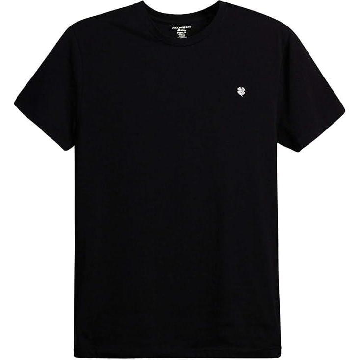 imageLucky Brand Mens TShirts  Classic Fit Soft Stretch Short Sleeve Crewneck Undershirt  Casual Tee Shirts for Men SXLJet Black