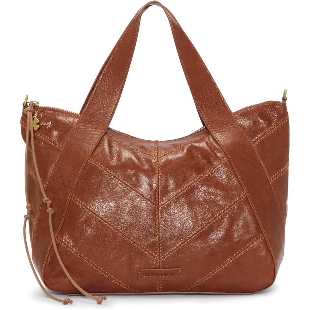 imageLucky Brand Sash Chevron Leather Satchel