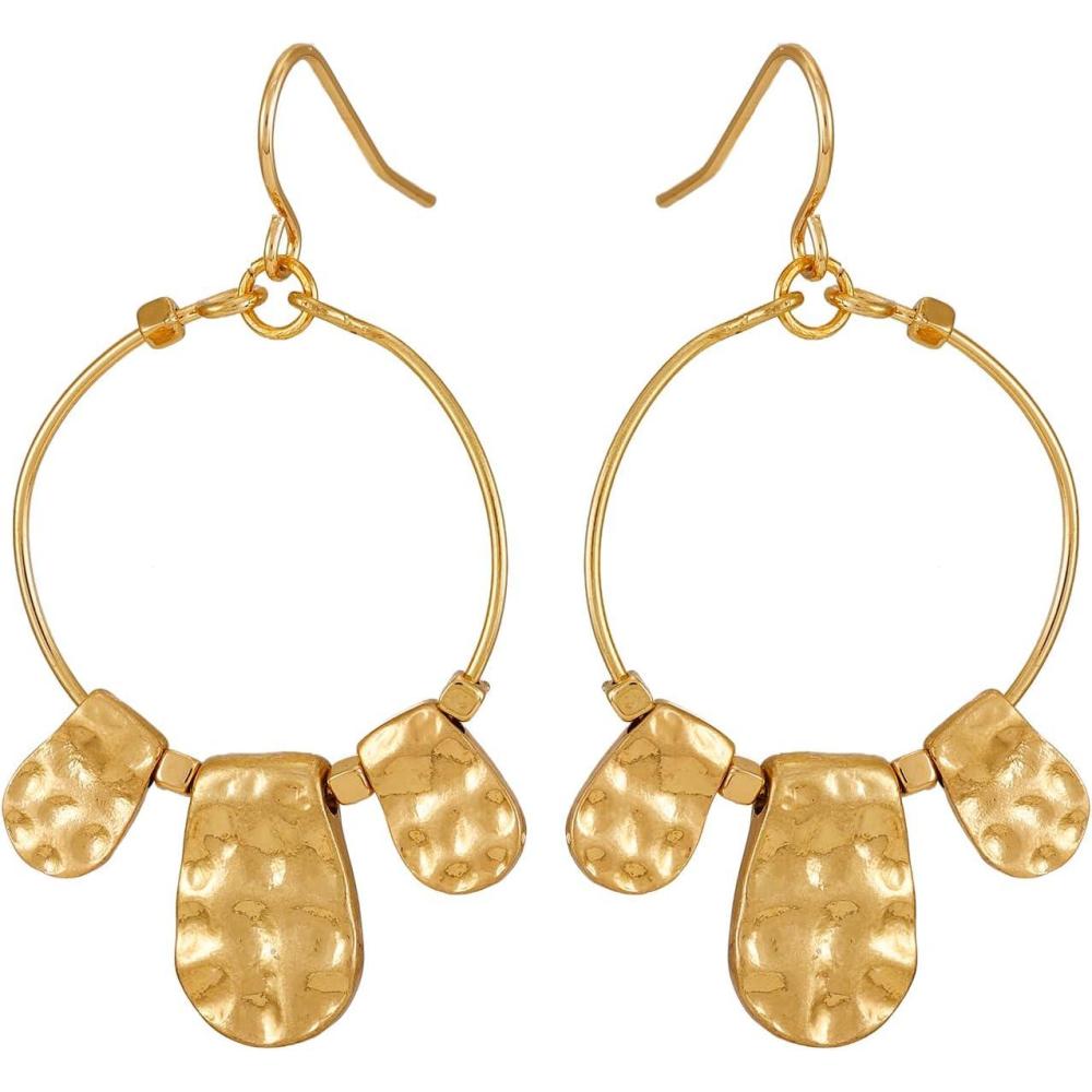 imageLucky Brand Stylish Gold Plated Drop Earrings
