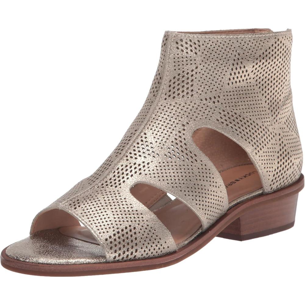 imageLucky Brand Womens Bartega Gladiator Sandal FlatPale Gold