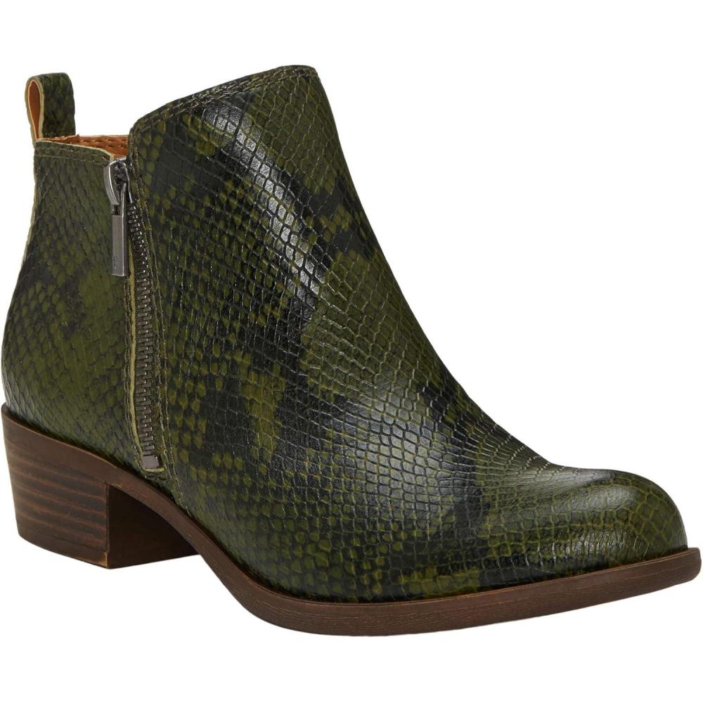 imageLucky Brand Womens Basel Ankle BootieRifle Green