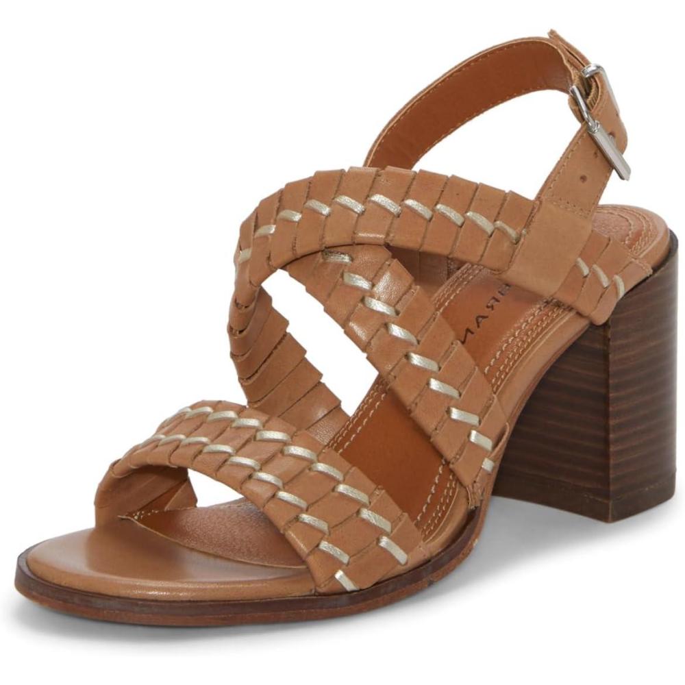 imageLucky Brand Womens Dabene Stacked Heel Sandal HeeledLatte
