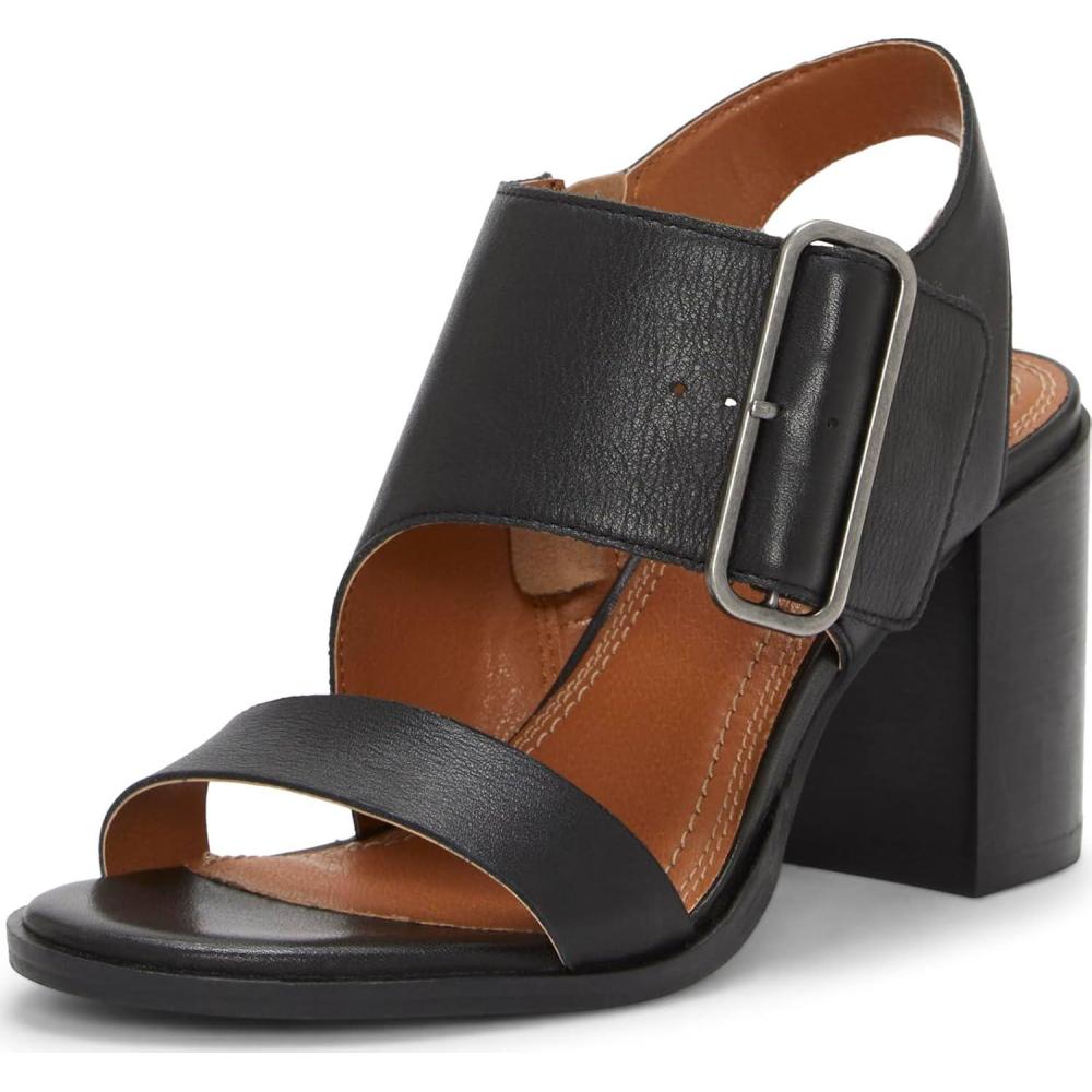 imageLucky Brand Womens Darnah Heeled SandalBlack Leather