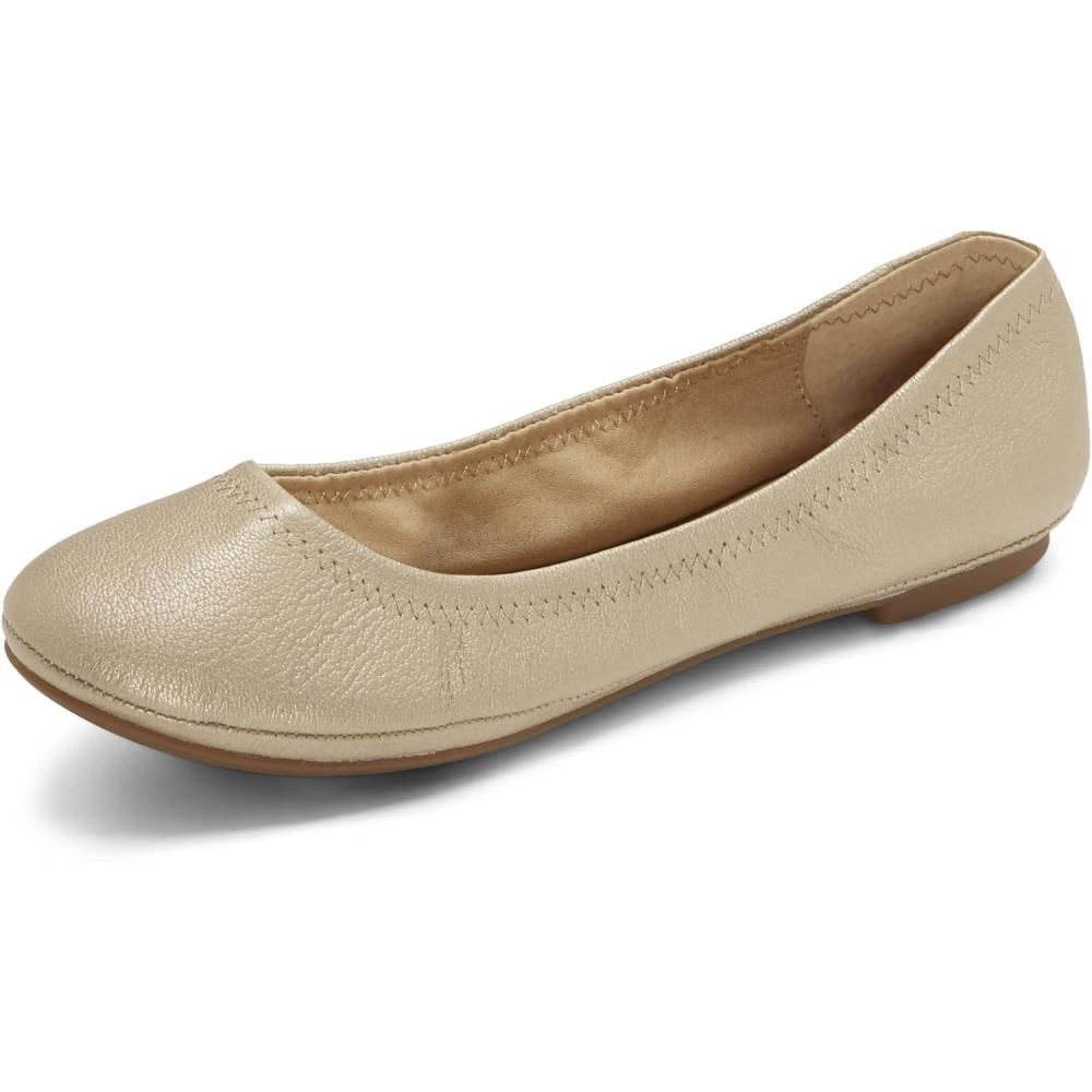 imageLucky Brand Womens Emmie Ballet FlatPlatinum