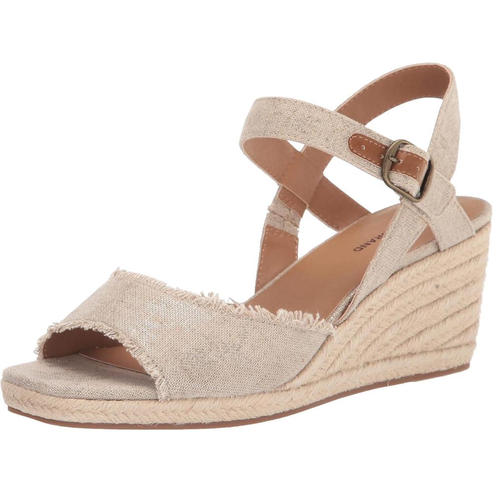 imageLucky Brand Womens Mindra Espadrille Wedge SandalNaturalPlat