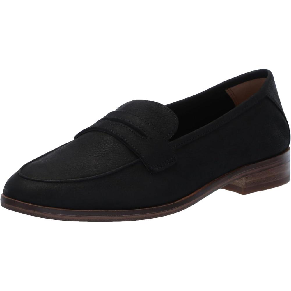 imageLucky Brand Womens Parmin Heeled Loafer FlatBlack